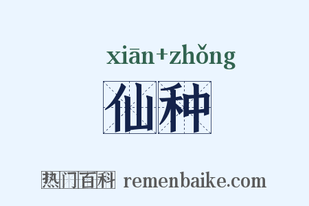 仙种是什么意思的图片